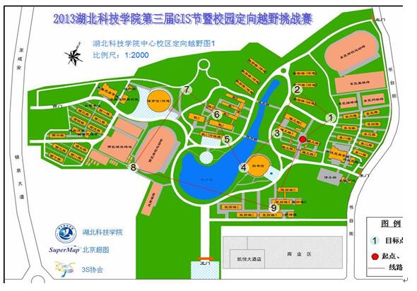 武汉科技大学校内地图图片